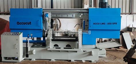 Accucut 800 Lmg Spb Bandsaw Machine Manufacturer, Exporter from Chennai