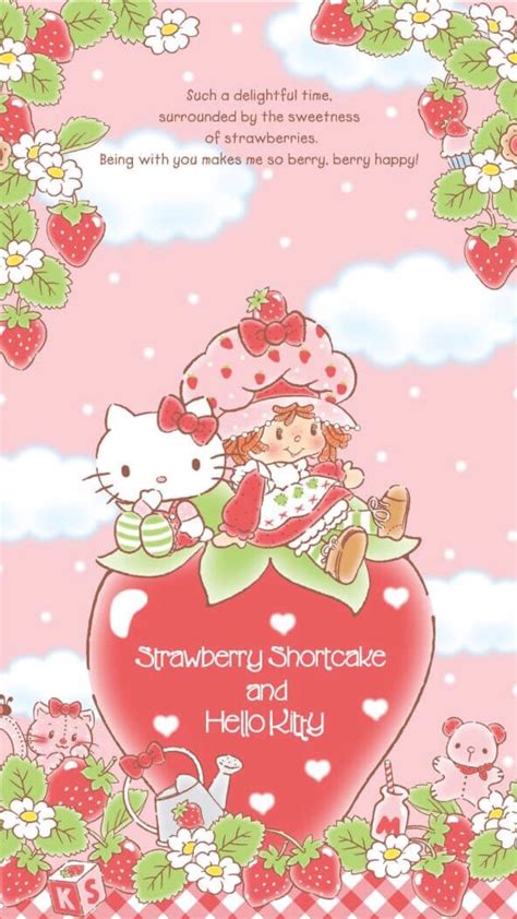 Strawberry Kitty X Hello Kitty | ハローキティの写真, ハローキティー, ユニコーン かわいい