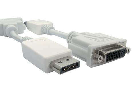 RS PRO | RS PRO Male DisplayPort to Female DVI-I Dual Link, PVC Cable ...