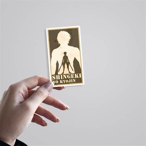 Shingeki No Kyojin Eren's Titan AOT Anime Sticker - Unleash the Power ...