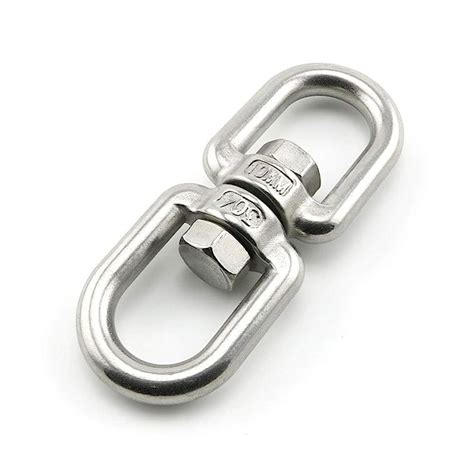 Lind Kitchen 1PC M10 Double Ended Swivel Eye Hook 304 Stainless Steel ...