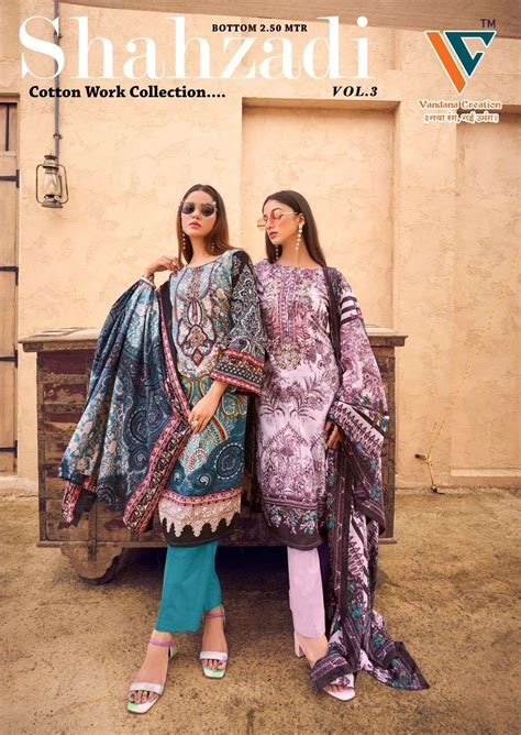 VANDANA CREATION SHAHZADI VOL 3 COTTON DIGITAL PRINT SALWAR SUITS AT ...