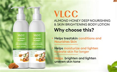 Buy VLCC Almond Honey Deep Nourishing & Skin Brightening Body Lotion ...