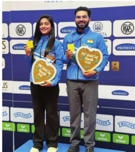 Rifle shooters Arjun-Arya clinch second gold for India at Munich World ...