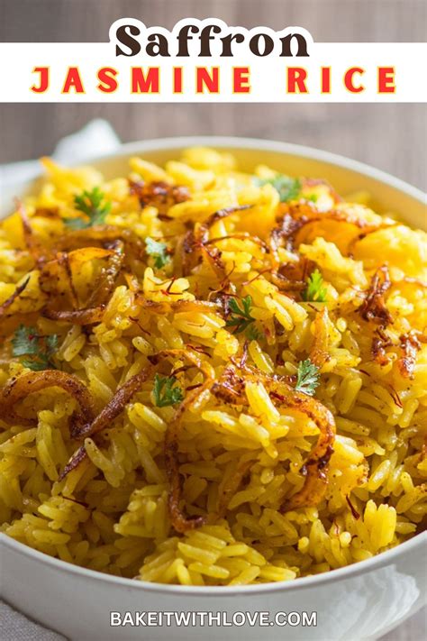 Saffron Jasmine Rice: A Luxurious Side Dish to Elevate Any Meal! in ...