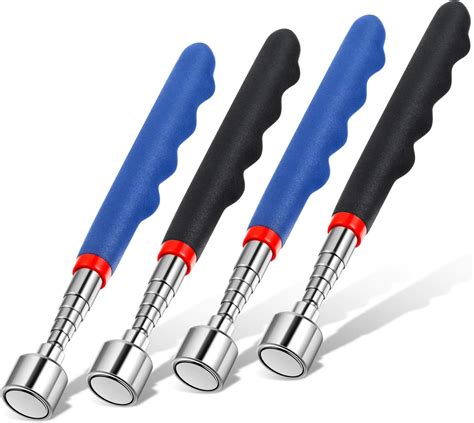 6 Pieces Telescoping Magnet Tools, Extendable Telescopic Magnetic Pick ...
