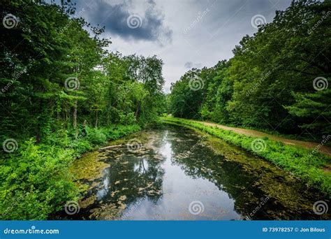 The Nashua River at Mine Falls Park in Nashua, New Hampshire. Stock ...