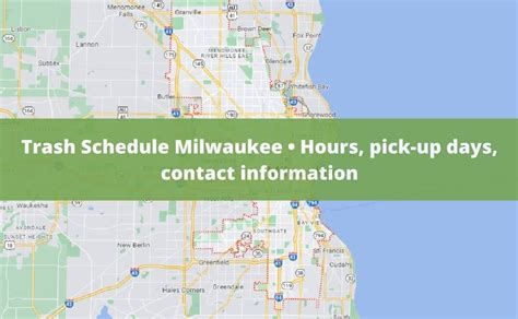 Garbage Pickup Milwaukee • Hours, contact and more - All About Recycle