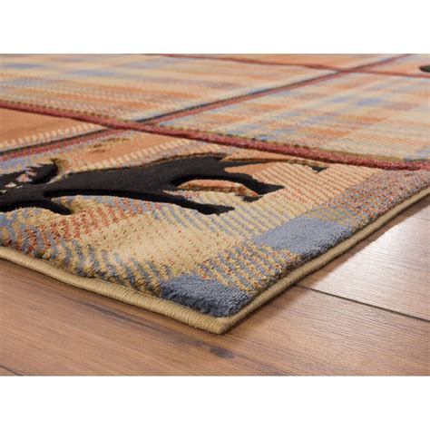 Westfield Home Graham Montana Multi Hand-Carved Area Rug 2'7" x 4'2" 3 ...