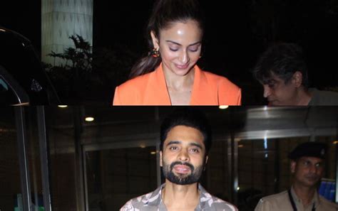Rakul Preet Singh, Jackky Bhagnani Can't Stop Blushing As They Head To ...