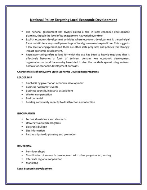 Local Economic Development Policy Approach 的图像结果