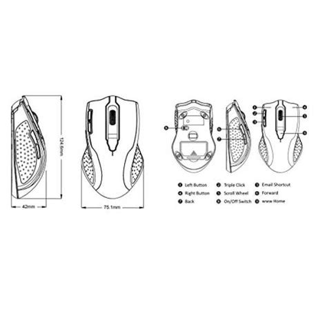 Perixx PERIMICE-714 Wireless Ergonomic Mouse Price in India, Specs ...