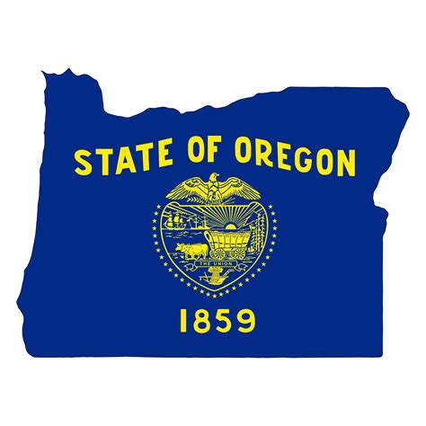 Oregon Flag - State of America 26804037 PNG