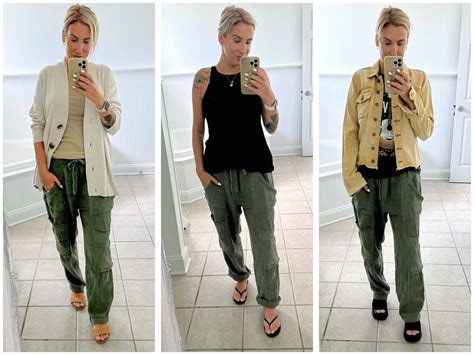 5 Outfit Ideas: Free People's Green Cargo Pants | Green cargo pants ...