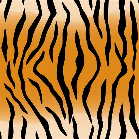 Clipart - Tiger Stripes Pattern