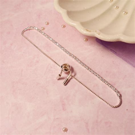 Diamond Whisper Tennis Bracelet - Silver | Salty – Salty Accessories