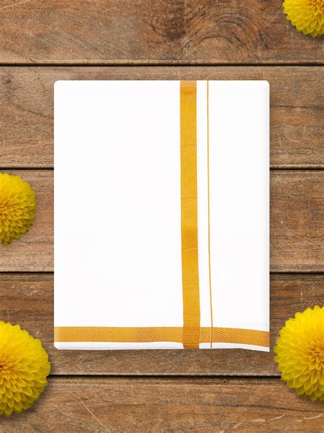 Jari Dhotis – Alaya Cotton