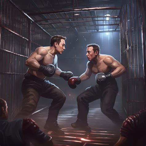 Elon musk fighting mark zuckerberg - AI Generated Artwork - NightCafe ...