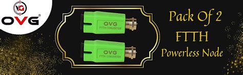 OVG FTTH converter (Pack of 2) optical receiver mini node for direct ...