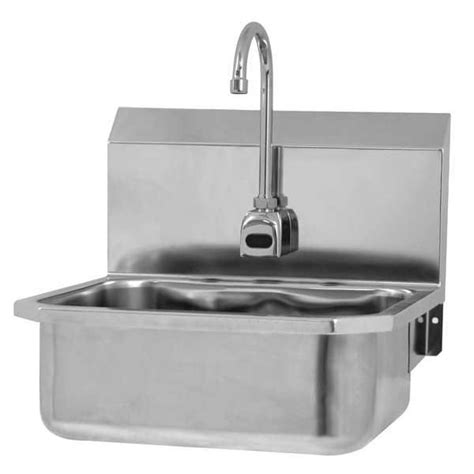 Sani-Lav Hand Sink, With Faucet, 19 In. L, 18 In. W ESB2-505L | Zoro