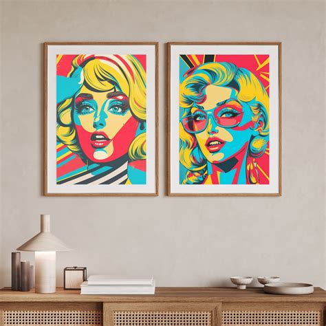 Pop Culture Wall Art Colorful Pop Art Posters Pop Culture Wall Art ...