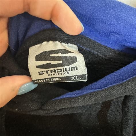 Black and blue Duke University hoodie... - Depop