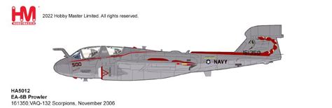 EA-6B Prowler 161350, VAQ-132 Scorpions, November 2006