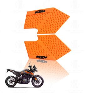 Moto Genius Silicone Tank Pads for KTM Adventure (Pack of 2) (Orange ...
