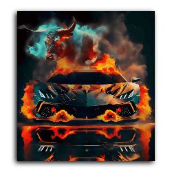 Lamborghini Bullzeye Abstract – PaintWaint