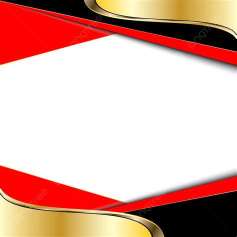 Wektor Czerwona Ramka Czarno Złoty Kolor Dla Tekstu Produktu Media ...