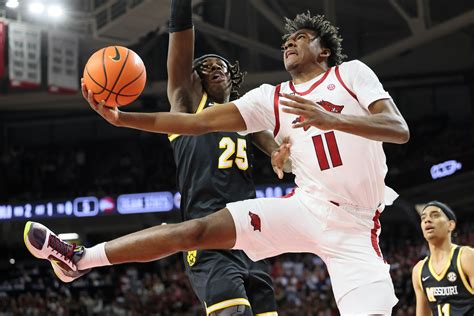 Adou Thiero injury update: Arkansas basketball forward out vs Texas