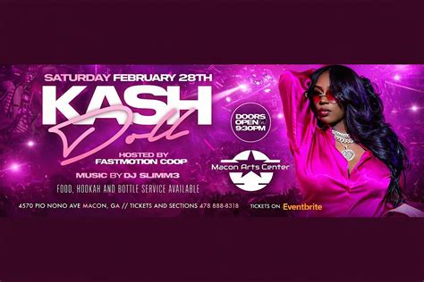 KASH DOLL COMING TO MACON!!!, Macon Arts Center, LLC, 28 February 2026 ...