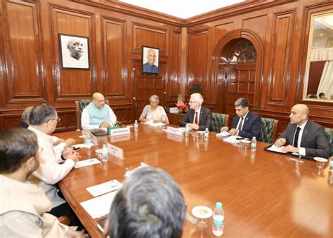 INTERPOL chief calls on Amit Shah, assures support for fight against Terror