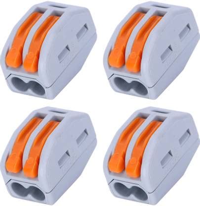 Woodtula Compact Splicing Connectors Butt Terminal Connectors (4pcs, 2 ...