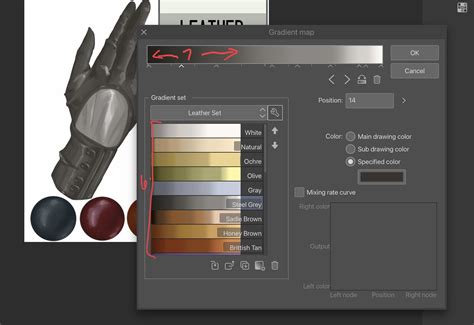 Leather Gradient Set - CLIP STUDIO ASSETS