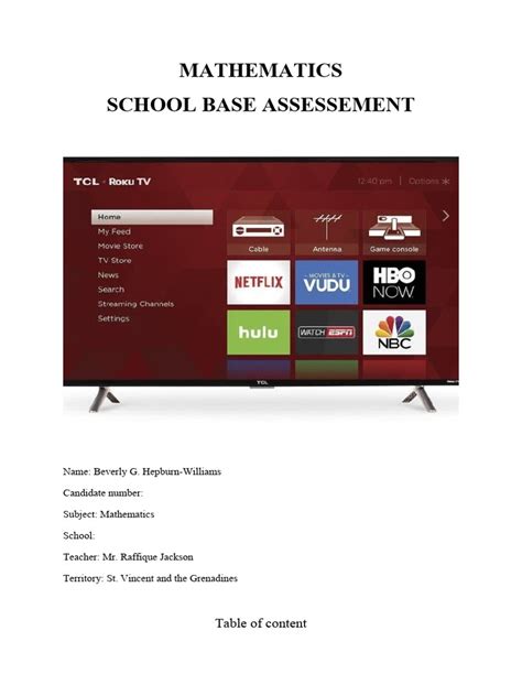 Image result for Maths SBA Examples