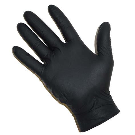 Black Nitrile Gloves (100) - MedicalXpress