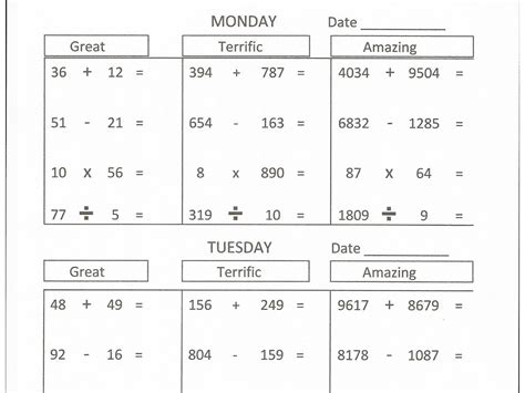 KS2 Mental Arithmetic Every Day Practice | Teaching Resources