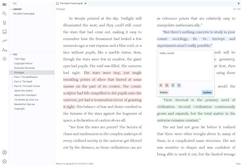 Flow - Online EPUB reader