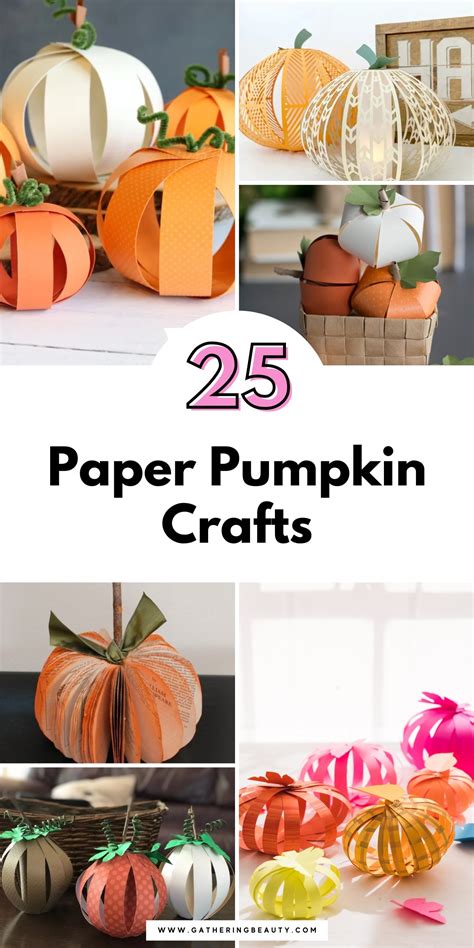 Easy Pumpkin Crafts 的图像结果
