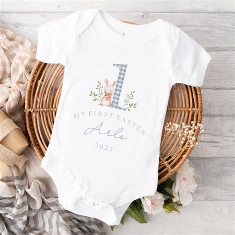 Personalised Easter Vest | Baby Easter Outfit | My First Easter ...
