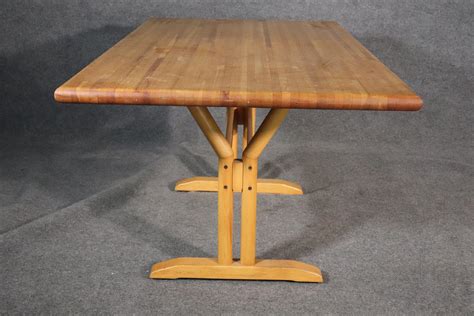Butcher Block Dining Table For Sale at 1stDibs | butcher block dining ...