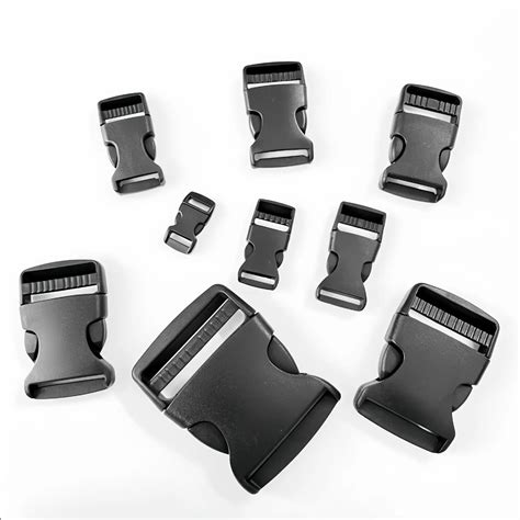 Aksesori Beg, Plastik, Hitam, Gancu Snap, 2.5cm, Gancu Pelarasan Beg ...