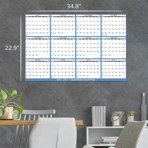 Artfan 2022-2023 Yearly Wall Calendar - 2022-2023 Dry Erase India | Ubuy