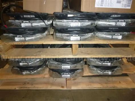 police Whelen light bars, controller, cables, cameras, misc. 2 pallets ...
