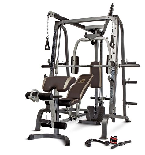 Buy Marcy Smith Cage Workout Machine, Full Body Workout Bench for Home ...