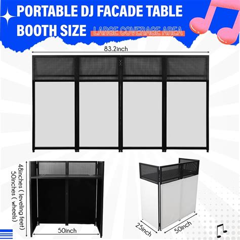 COZONY Portable DJ Facade Booth,52 L x 43.2 H x 26 W DJ India | Ubuy