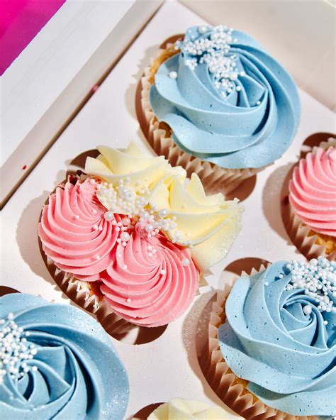 Pink + Blue Cupcakes | Order Yours Now | St Albans Bakery | Amys Bakehouse