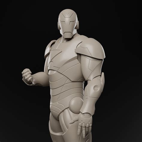 Iron man Extremis armor 3D print fan-art statue 3D model 3D printable ...