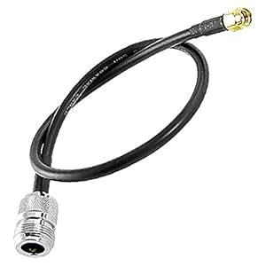 Buy Mountanya RG58 N Type Female to SMA Male Connector Cable - Black ...